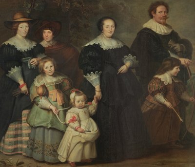 Familieportret, ca. 1630 door Cornelis de Vos